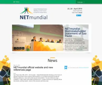 Netmundial.org(Net Mundial) Screenshot