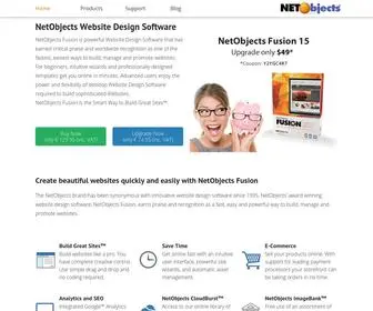 Netobjects.com(Website Design Software) Screenshot