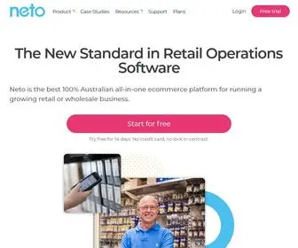 Netohq.com(Australia's Best Ecommerce Platform) Screenshot