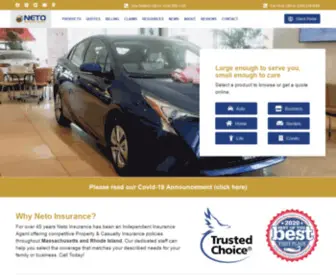 Netoinsurance.com(Insurance in New Bedford and Fall River) Screenshot