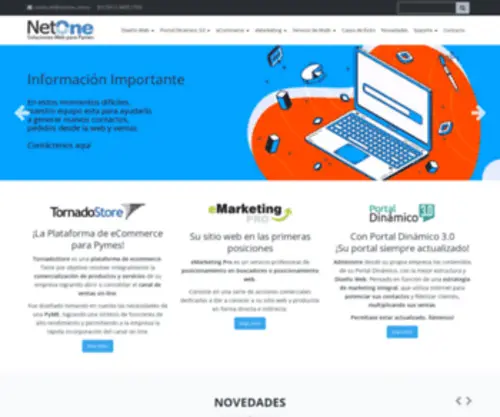 Netone.com.ar(Diseño web pymes) Screenshot