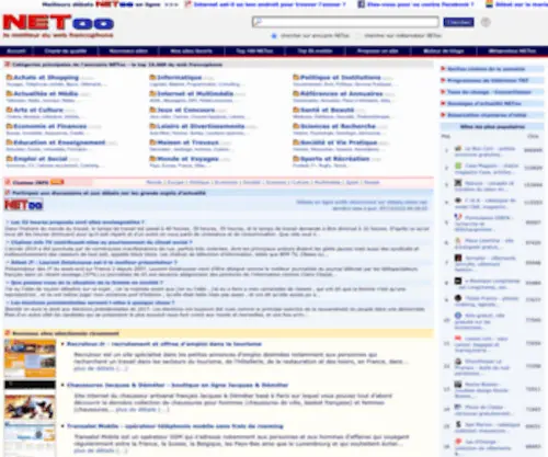 Netoo.com(Annuaire francophone NEToo) Screenshot