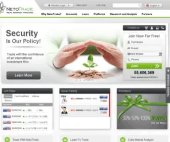 Netotrade.com(Online Forex Trading) Screenshot