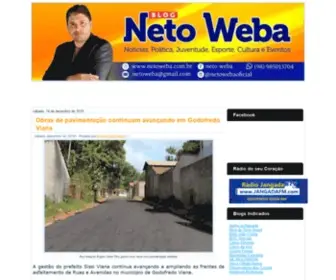 Netoweba.com.br(Blog do Neto Weba) Screenshot