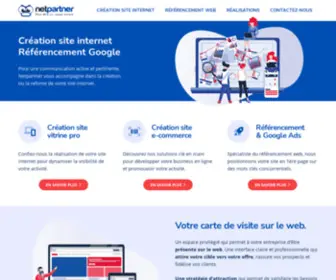 Netpartner.fr(Création site internet) Screenshot