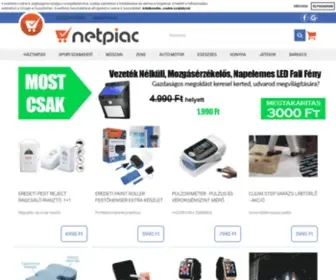 Netpiac.hu(NetPiac Webáruház) Screenshot