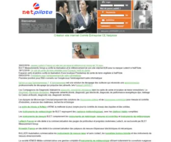 Netpilote.com(CREATION SITE INTERNET INTRANET AGENCE WEB NETPILOTE) Screenshot