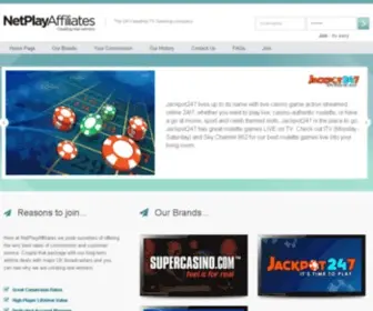 Netplayaffiliates.com(Netplay Affiliates) Screenshot