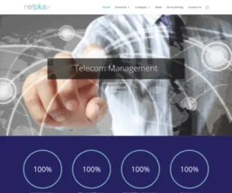 Netplustms.com(NetPlus Telecom & Mobility Management) Screenshot