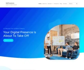 Netpresences.com(Build Your Digital Presence NetPresences) Screenshot