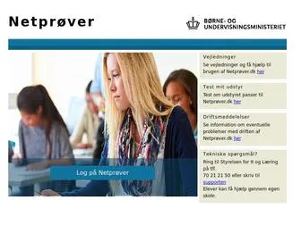 Netproever.dk(Netprøver.dk) Screenshot