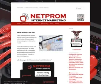 Netprom.org(Internet Marketing) Screenshot