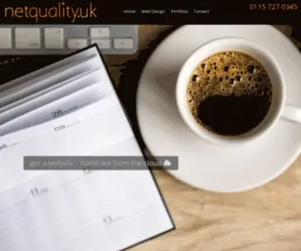 NetQuality.uk(Web Design Nottingham With Affordable Prices) Screenshot