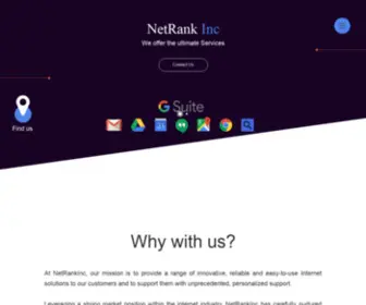 Netrankinc.com(Web Services Provider India) Screenshot