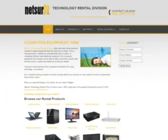 Netrentals.co.za(Netsurit Technology and IT Rentals) Screenshot