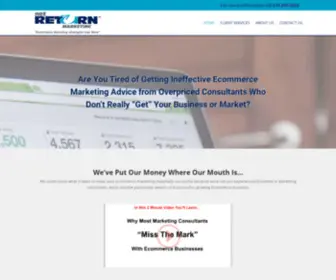 Netreturnmarketing.com(Ecommerce Marketing Solutions that Actually Work) Screenshot