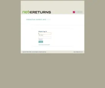 Netreturns.biz(NetReturns from Coffey Communications) Screenshot