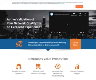 Netrounds.com(Network & Service Assurance Solutions) Screenshot