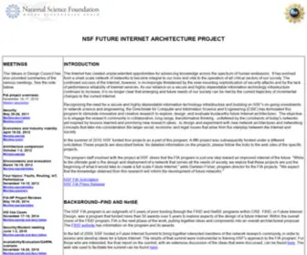 Nets-FIA.net(NSF Future Internet Architecture Project) Screenshot