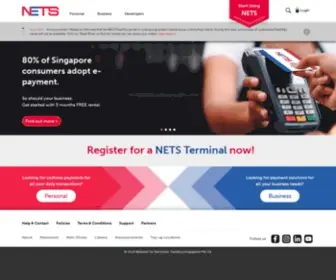 Nets.com.sg(Your world of cashless payments for everyday life and business) Screenshot