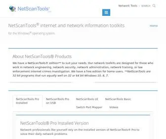 Netscantools.com(NetScanTools®) Screenshot