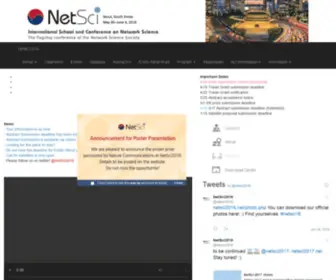 Netsci2016.net(Netsci 2016) Screenshot