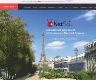 Netsci2018.com(Netsci 2018) Screenshot