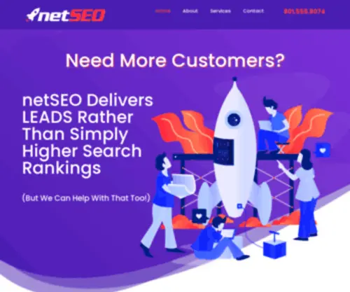 Netseo.com(SEO Lead Generation) Screenshot
