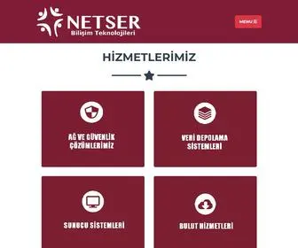 Netserbilisim.com(NETSER Bilişim Sistemleri) Screenshot