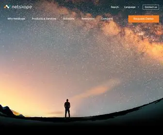 Netskope.com(A SASE Leader) Screenshot