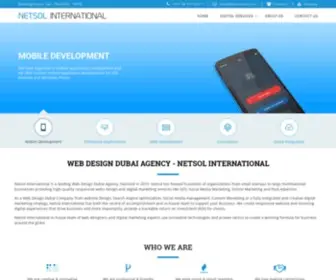 Netsol-INTL.com(Web Design Dubai) Screenshot