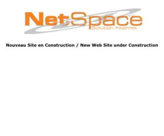 Netspace.mc(Bienvenue dans le site NETSPACE) Screenshot