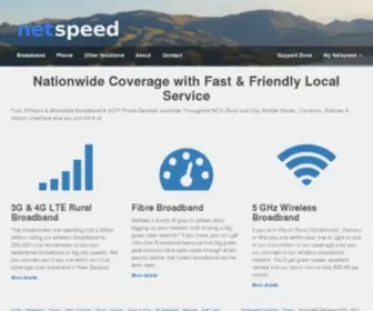 Netspeed.net.nz(Leading Broadband Provider NZ) Screenshot