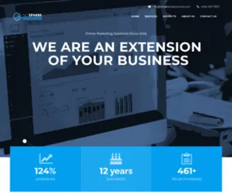 Netspheresolutions.com(NetSphere Solutions) Screenshot