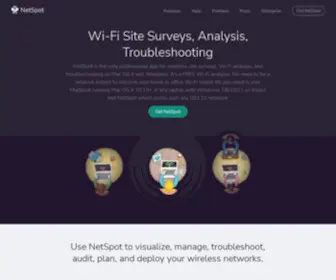 Netspotapp.com(WiFi Network Planning and Site Survey Software) Screenshot