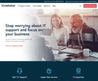 Netstar.co.uk(IT Support London) Screenshot