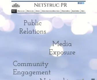 NetstrucPr.com(Public Relations) Screenshot