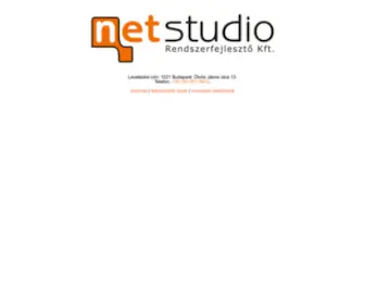 Netstudio.hu(Netstudio Rendszerfejleszt) Screenshot