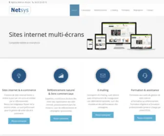 Netsys.fr(Agence Web à Colmar en AlsaceCréation de site internet et e) Screenshot