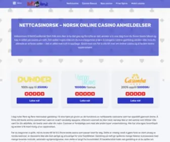 Nettcasinorsk.com Screenshot