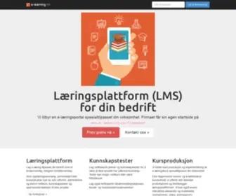 Netteksamen.no(E-læring, læringsplattform (LMS), nettkurs, kunnskapstester, elæring) Screenshot