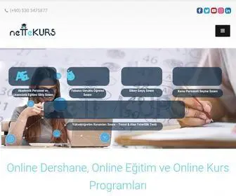 Nettekurs.com(Online Eğitim) Screenshot