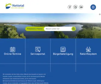 Nettetal.de(Die Seenstadt am Niederrhein) Screenshot