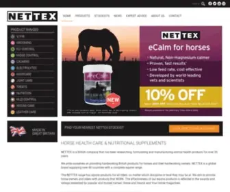 Nettexequine.com(Horse Health Care & Nutritional Supplements) Screenshot