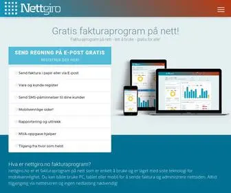 Nettgiro.no(Gratis fakturaprogram for pc) Screenshot