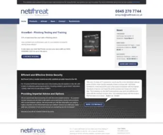 Netthreat.co.uk(NetThreat Ltd) Screenshot