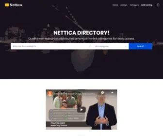 Nettica.co(Web Directory) Screenshot