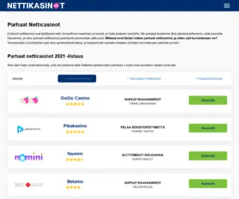 Nettikasinot360.com Screenshot