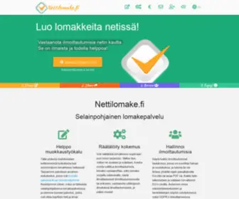 Nettilomake.fi(Omat) Screenshot