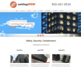 Nettingnow.com(Safety Netting) Screenshot